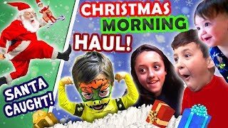 SANTA CAUGHT on CHRISTMAS w ELF 🎄 FUNnel Family X Mas HAUL 2016 Presents  North Pole Snow Vlog [upl. by Eeraj]