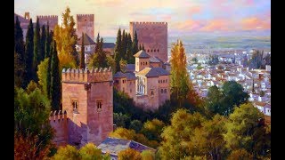 Memories of the Alhambra 🎼 Andrés Segovia [upl. by Ylekalb]