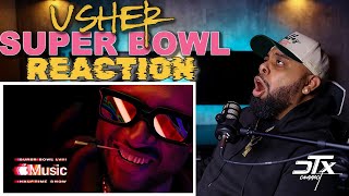 USHER  SUPER BOWL HALFTIME SHOW REACTION [upl. by Reena]