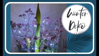 Wie du eine Amaryllis im Glas winterlich dekorierst I Geschenkidee I DIY DEKO Idee I KatisweltTV [upl. by Ambie900]