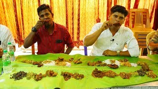 Tasting 25 Non Veg Items at a Same Times In UBM Hotel Perundurai  Village Food Channel [upl. by Nylrem76]