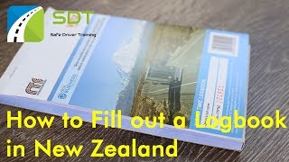 How to fill out a Logbook in NZ [upl. by Alahcim]