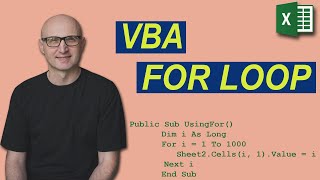 VBA For Loop  A Complete Guide [upl. by Hauge854]