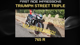 Triumph Street Triple 765R First ride impressions [upl. by Sivrup]