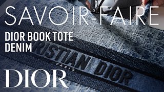 The SavoirFaire Behind the Denim Dior Book Tote [upl. by Ahsienel752]