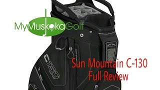 Sun Mountain C130 golf bag review [upl. by Yllek735]