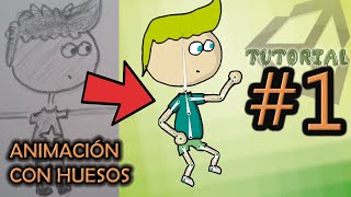 1 Crear personaje 2D con huesos Animar nuestra propia foto Unity tutorial completo [upl. by Peppie]