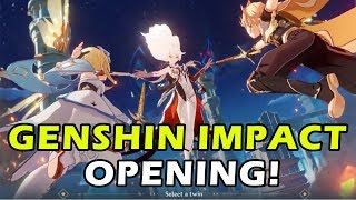 Genshin Impact Opening Cutscene English [upl. by Charyl386]