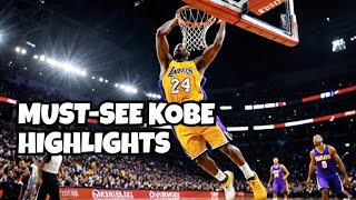 🎥 Kobe Bryants Epic Moments  A Legendary Performance 🏆🏀 [upl. by Ettennan]