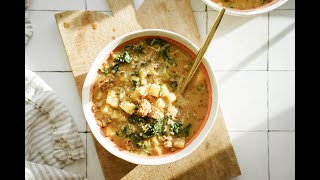 Vegan Zuppa Toscana Soup [upl. by Yekcir]