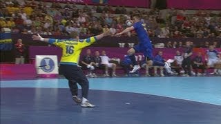 Mens Handball Sweden v Iceland  Group A  London 2012 Olympics [upl. by Ailecra430]