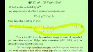 Lecture 06Jack Simons Electronic Structure Theory MøllerPlesset perturbation theory [upl. by Ennagem519]