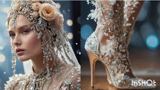 Beautyfull heel And Gown video queen heels gown longvideo [upl. by Leatri]