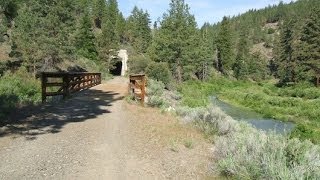 Bizz Johnson Trail From Gomez to Susanville [upl. by Aisayt]