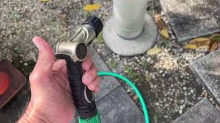 How to connect and use the Orbit Hose Nozzle from Costco [upl. by Reace931]