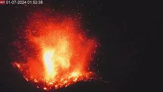 Woah That was a big eruption at Semeru Volcano Indonesia Jan 7 2024 [upl. by Odranar939]