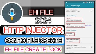 How to create http injector config file Latest trick 2024 [upl. by Anawaj]