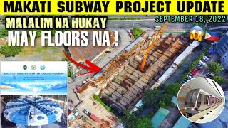 WOW  MAKATI SUBWAY MAY PALAPAG NA  TBM MAGHUHUKAY NA BA  SEPTEMBER 18 2022 UPDATE [upl. by Eimaj]