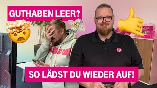 Telekom hilft News So ladet ihr ganz easy euer PrepaidGuthaben auf [upl. by Pega]