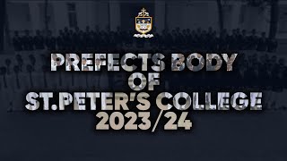 Prefects Body Of StPeters College 202324 [upl. by Deer546]