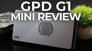 First Look amp Mini Review GPD G1 eGPU [upl. by Atirrehs782]