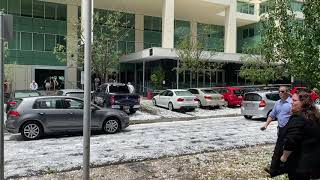 Hail storm in Canberra 20 January 2020 [upl. by Macswan]