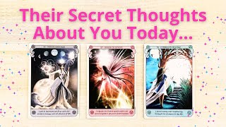 💗 WHAT ARE THEY SECRETLY THINKING ABOUT YOU 💋PICK A CARD 💖 LOVE TAROT READING 🌷TWIN FLAME 🌺SOULMATE [upl. by Zildjian]