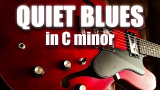 Quiet Blues Backing Track in C minor  SZBT 1051 [upl. by Iram]