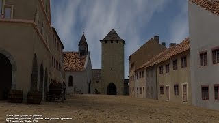 Mittelalterliche Stadt Waldkirch um 1400  eine Rekonstruktion [upl. by Ycak502]