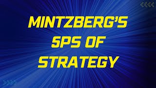 Mintzbergs 5Ps of Strategy A 5Minute Overview [upl. by Stesha119]