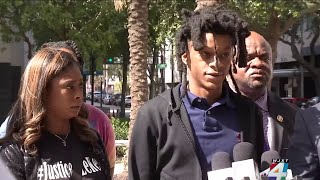 Jacksonville man whose viral arrest video sparked outrage announces federal lawsuit against officers [upl. by Libnah]