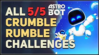 All Crumble Rumble Challenges Astro Bot [upl. by Volin691]