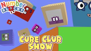 Numberblocks Cube Club Show ｜1 to 1000 ｜Algodoo [upl. by Nairot91]