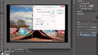 Adobe Photoshop CS6 ContentAware Fill Tutorial [upl. by Solitta]