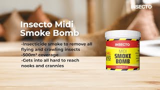 How to clear your room from all known insects using Insecto Midi smoke bomb [upl. by Collie922]