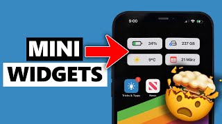 MINI WIDGETS auf dem iPhone  So gehts [upl. by Lowson]