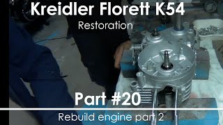 Kreidler Florett K54  Part 20 Rebuild engine part 2 [upl. by Llenol]