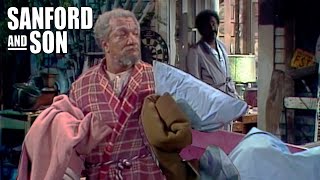 Fred Is Too Scared to Sleep At Home  Sanford and Son [upl. by Anrym]