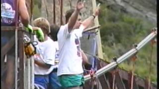 Spencie bungy jump  Skippers Canyon New Zealand [upl. by Doralynn]