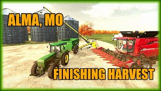 🚨 LIVE  Finishing up Harvest on Alma MO NEW Farm Stick  Farming Simulator 22 [upl. by Service]