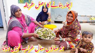 achar banane ka asal tarika 😁 Jo salon sal kharab Nahin hota 🥰 Ayesha Shahid vlogs [upl. by Kwabena]