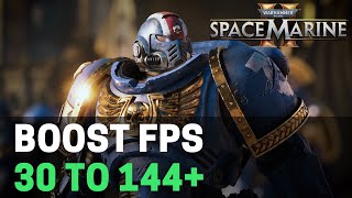 BEST PC Settings for Space Marine 2 Maximize FPS amp Visibility [upl. by Suzetta]