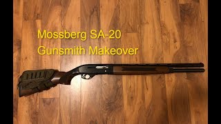 Mossberg SA 20 Gunsmith Makeover [upl. by Saticilef]