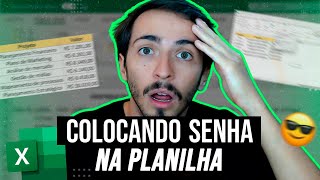 Como colocar senha em Planilha do Excel  Aprenda a fazer [upl. by Fife]