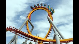 Silver Bullet Roller Coaster POV  Day and Night  Knotts Berry Farm [upl. by Leslie]