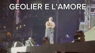 GEOLIER e il discorso sullAMORE 💔 Al concerto al Maradona le prime parole sulla rottura con Valeria [upl. by Nnaitak]