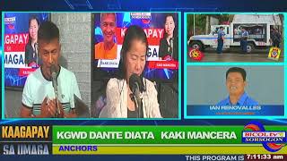 KAAGAPAY SA UMAGA NOVEMBER 05 2024 ANCHORS KAKI MANCERA AND KGWD DANTE DIATA [upl. by Ymmaj654]