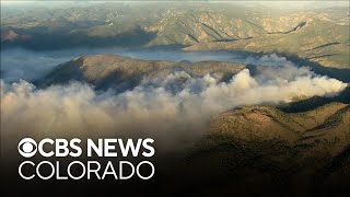 Wildfires burn thousands of acres on the Front Range in Northern Colorado [upl. by Ehtylb]