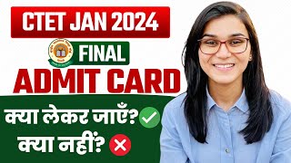 CTET 2024 Admit Cards Out by Himanshi Singh  Important Points before exam [upl. by Ravo517]