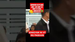 VP SARA BINIGYAN NG PAGKAIN SI CONG MARCOLETA care love duterte friendship [upl. by Pederson83]